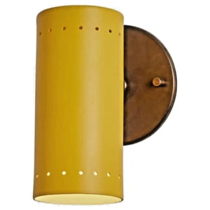 1960s Tito Agnoli Yellow Metal and Brass Articulating Sconce for O-Luce - Picture 1 of 5