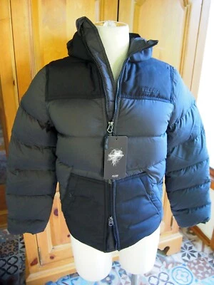 Filson Women's Goose Down Featherweight Hooded Puffer Parka NWT Small $295 Black - Image 1 of 4