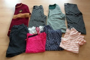 Bundle x 8 Women's Clothing Items Jumpers, Tops, T-shirt, Shorts, Vest ~ Size 14 - Picture 1 of 4