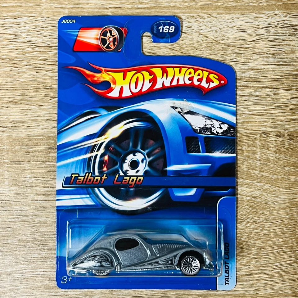 Talbot Lago 2006 Mainline Dark Silver Black Flames Long Card - Image 1 of 1