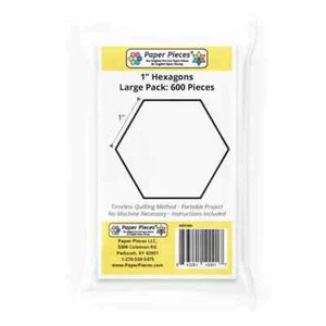 Papierstücke 1 Zoll Sechsecke Papierschablone Englisch Paper Piecing EPP Große Packung - Bild 1 von 2