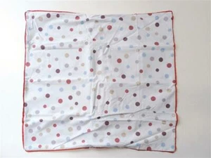 FEDERA CUSCINO 66 x 66 SINGOLO IN COTONE FODERA BED BY CONRAN CELESTE CON POIS - Imagen 1 de 1