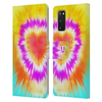 HEAD CASE DESIGNS TIE DYED S2 LEATHER BOOK WALLET CASE FOR SAMSUNG PHONES 2 - Image 1 of 4