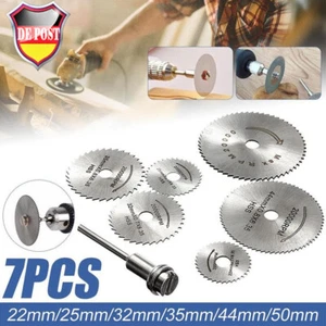 Kreißägeblatt HSS Mini Sägeblatt Werkzeug Set für Dremel Holz Schneiden 10 tlg - Picture 1 of 12