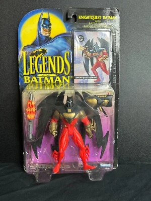 FIGURA DE 5 PULGADAS LEGENDS OF BATMAN KNIGHTQUEST BATMAN -SIN ABRIR EN CAJA - 1994 Foto 1 de 4