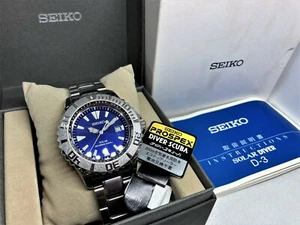 Auth SEIKO Prospex Solar Diver's 200M Men's Wristwatch Blue SBCB013 V145-0CC0 - Picture 1 of 10