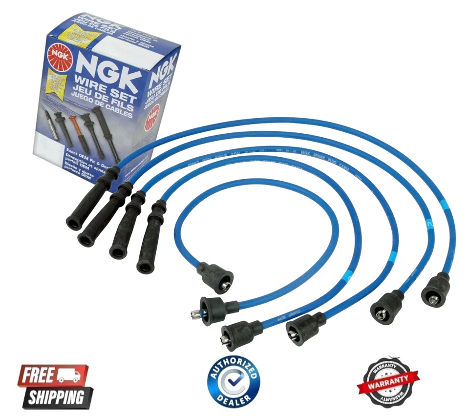NGK 8123 Spark Plug Wire Set For Asuna Sunrunner Geo Tracker Suzuki Sidekick 1.6 - Image 1 of 1