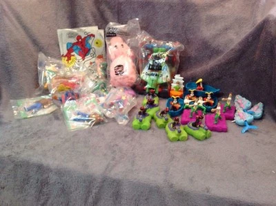 McDonald's & Burger King Spiderman, Peter Pan & Toy story toys - Image 1 of 4