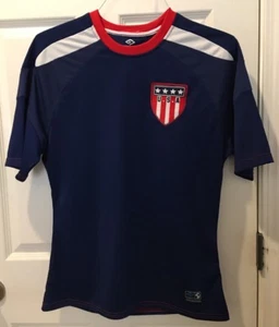 Team USA Soccer Jersey S Vtg Authentic World League United States Sports Shirt - Picture 1 of 6