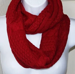 Hombres Mujeres Unisex Invierno Infinito Bufanda Cable Tejido Capucha Cuello Bufanda Mantón - Imagen 1 de 28