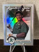 2023 Topps Series 2 Legends of the Game Rickey Henderson #LG-12 A's