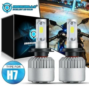 2x H7 LED Headlight Bulbs Kit For Suzuki GSXR600 2004 2005 2006 2007 6000K White - Picture 1 of 12