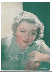 1938 Movie Theater Promo ~ MYRNA LOY + Gable, Tracy in Test Pilot + More! - Picture 1 of 2