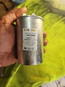 Titan Pro #TRCFD455 45/5 MFD Round Dual Capacitor - Afbeelding 1 van 2