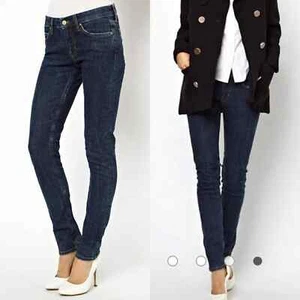 Pantalones de mezclilla M.i.h Marrakesh sin aliento tiro bajo ajustados para mujer talla 26 de Estados Unidos - Imagen 1 de 6