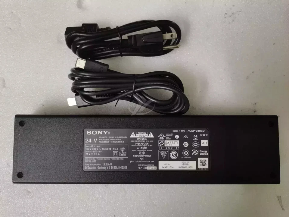 Genuine 24V9.4A 240W ACDP-240E01 For Sony KD-55X9300E KD-65X9000E LCD TV Charger - Image 1 of 4