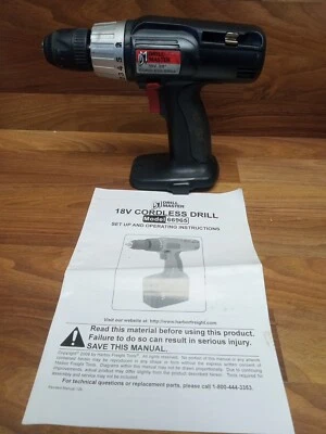 Беспроводная дрель 18 В Drill Master 3/8 дюйма с патроном без ключа и ручным управлением без аккумулятора/зарядного устройства - Изображение 1 из 4