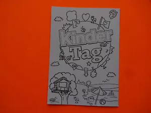 Bastelmaterial / Ausmalbild / KIndertag - Bild 1 von 1