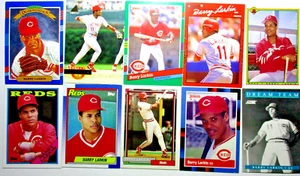 Barry Larkin Baseball Card Lot of 10 Cards - Cincinnati Reds Vtg HOF - Lot #57B - Picture 1 of 7