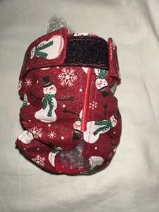 Female Dog Puppy Pet Diaper Washable Panties Sanitary Underwear SNOWMEN  MED - Picture 1 of 6