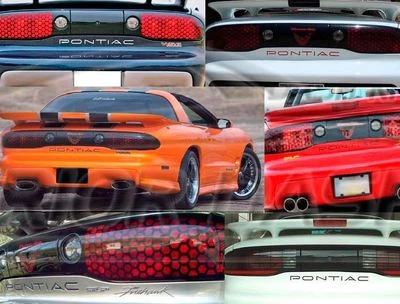 INSERÇÕES DE CARTA DE PARA-CHOQUE TRASEIRO CROMADO SERVE PARA PONTIAC FIREBIRD TRANS AM 2000 2001 2002 - Imagem 1 de 4