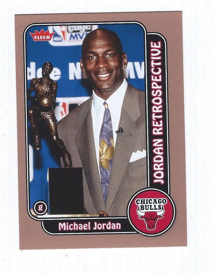 Michael Jordan 2008-09 Fleer Jordan Retrospective Card # MJ-12 - Image 1 of 1