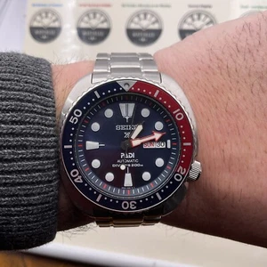 Seiko Prospex PADI Mini Turtle Men's Automatic Watch Ex Shop Display - Picture 1 of 16