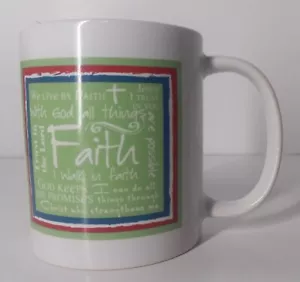 Glaube Christliche Schrift Kaffee Tee Becher Miriam Hahn 2014 - Bild 1 von 5