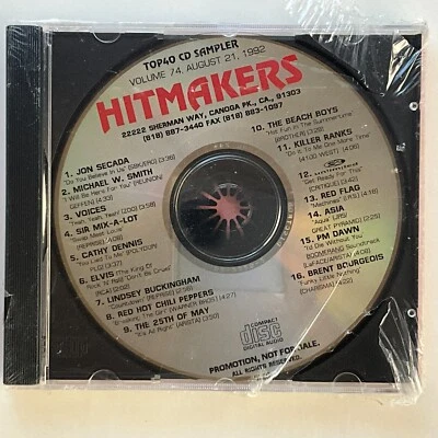 Hitmakers, Top 40 CD Sampler, Vol. 74, 1992 Top 40 Sampler, Sealed CD - Image 1 of 2