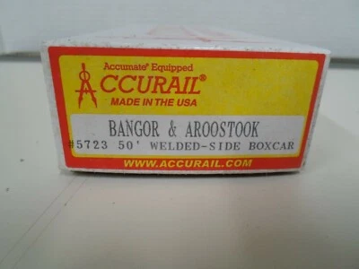 Accurail #5723 - 50 Ft BANGOR & AROOSTOOK Welded Side Boxcar - Image 1 of 3