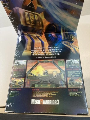 Mech Warrior 3, Big Box PC, 1993, US Retail New & Sealed Damage As Shown - Image 1 of 4