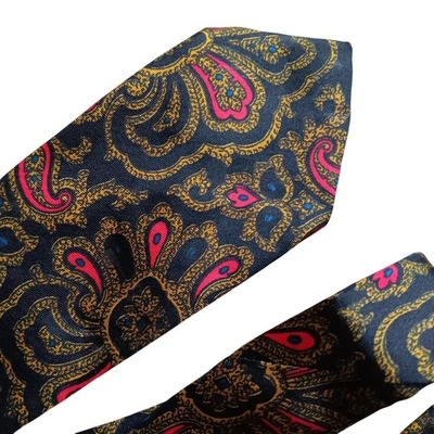 Vintage 1960's Mens Neck Tie By Maverick 54" 2.75" Mobster Mod Boss - Image 1 of 4