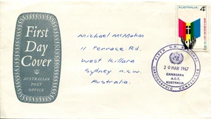 1967 5th U.N. Regional Cartographic Conference - Postmark Shield cover APM2340 - Picture 1 of 2