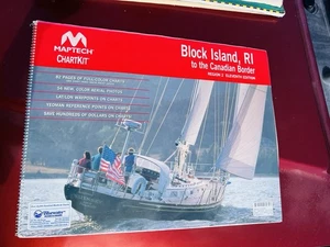 Maptech Chartkit Block Island Rhode Island To Canadian Border Region 2 11th Ed - Bild 1 von 2
