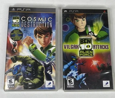 Ben 10: Ultimate Alien Cosmic Destruction PSP PlayStation & Alien Force (CASE - Image 1 of 2