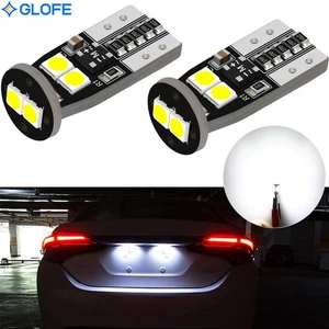2 Xenon White 168 W5W LED License Plate Light Bulbs for Toyota Corolla 1998-2022 - Picture 1 of 9