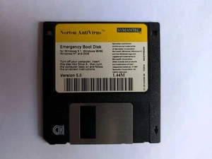 Disquette logiciel ordinateur The Norton Antivirus Windows 95/98 version 5.0 - Photo 1/2
