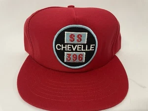 Vintage Chevy Chevelle SS 396 Hat Red Snapback Trucker Hat Made In Usa - Picture 1 of 4