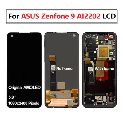 For Asus Zenfone 9 AI2202 OLED LCD Display+Touch Screen Digitizer Assembly - Image 1 of 4