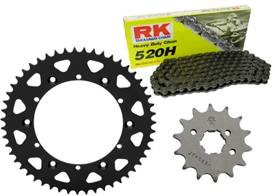 KIT/TRASMISSIONE YAMAHA YZ 250 94 97 CATENA 520H 120 RK CORONA  49 PIGNONE 13 JT - Immagine 1 di 4