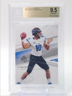 JIMMY GAROPPOLO 2014 UPPER DECK SP AUTHENTIC ROOKIE BASE O RC BGS 9.5 Q0333 - Image 1 of 2