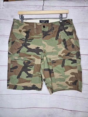 Abercrombie & Fitch Shorts Mens 32 Camo Cargo Vintage Style  Fatigues Y2K - Image 1 of 4