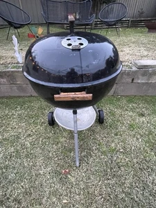Weber Kettle Charcoal BBQ Black Barbeque CODE N 1991 57cm 22.5" Flame Grill - Picture 1 of 24