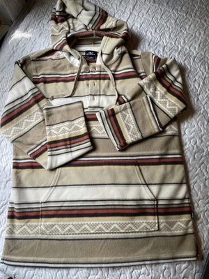 Sudadera con capucha para hombre O’Neill talla pequeña suéter polar a rayas suroeste  Foto 1 de 3