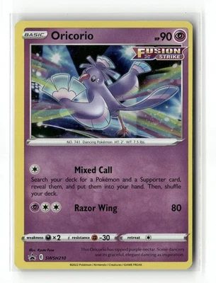 Oricorio cosmos Holo Promo SWSH: Sword & Shield Promo Cards SWSH210 NM - Image 1 of 2
