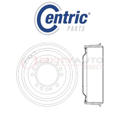 Centric C-TEK Brake Drum for 1959 Chevrolet 3F 3.8L 4.6L L6 V8 - Kit Set rm - Image 1 of 4
