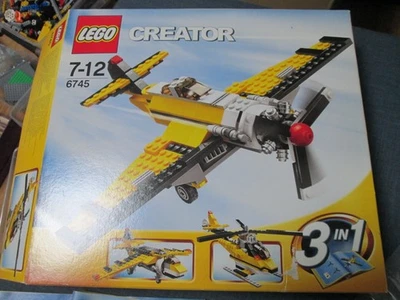 Lego  -  Propeller Power  -  6745  -  Flugzeug mit Bauplan und OVP  -  Creator - Bild 1 von 3