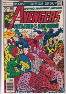 Avengers #161 FINE FN ~ 1977 Marvel Comics BAGGED BOARDED SCARLET WITCH ANT-MAN - Picture 1 of 1