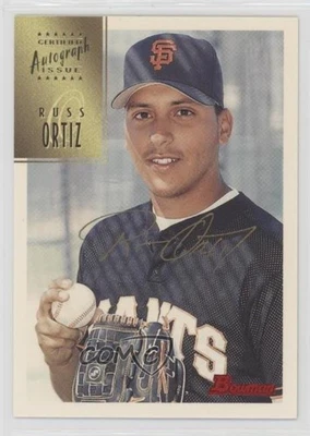 Bowman Auto Gold Ink Russ Ortiz 1997 #CA59 automático Foto 1 de 2