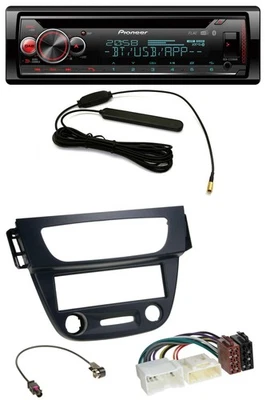 Pioneer USB DAB MP3 Bluetooth CD Autoradio für Renault Megane 3 09-14 schwarz - Bild 1 von 4